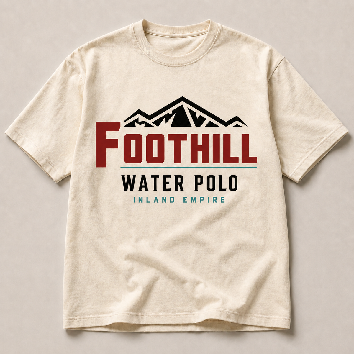 2026-2027 Foothill Heritage Cream Tee