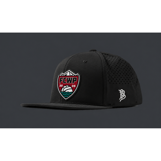 Foothill Shield Black Flat Hat