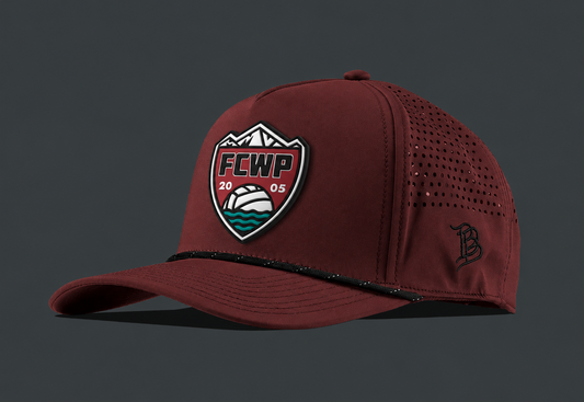 Foothill Shield Maroon Rope Hat