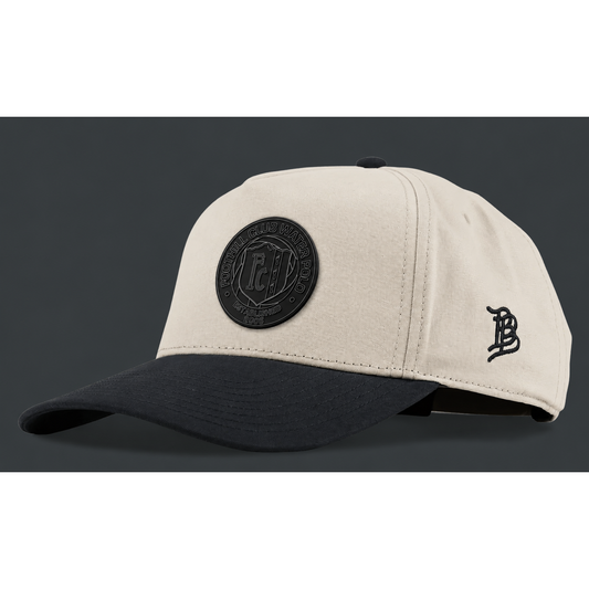 Foothill Blackout Crest Beige Vintage Hat